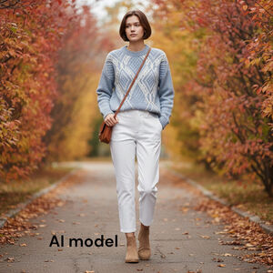 White Cotton Corduroy Pull-On Pants, Comfort Waist, Petite Large